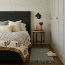 Boho Weave Rug Black White Two Tone Bedroom Decor Herringbone Neutral Modern Boho Bedroom