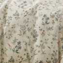 Cream Small Floral Duvet Cover Set Delicate Print