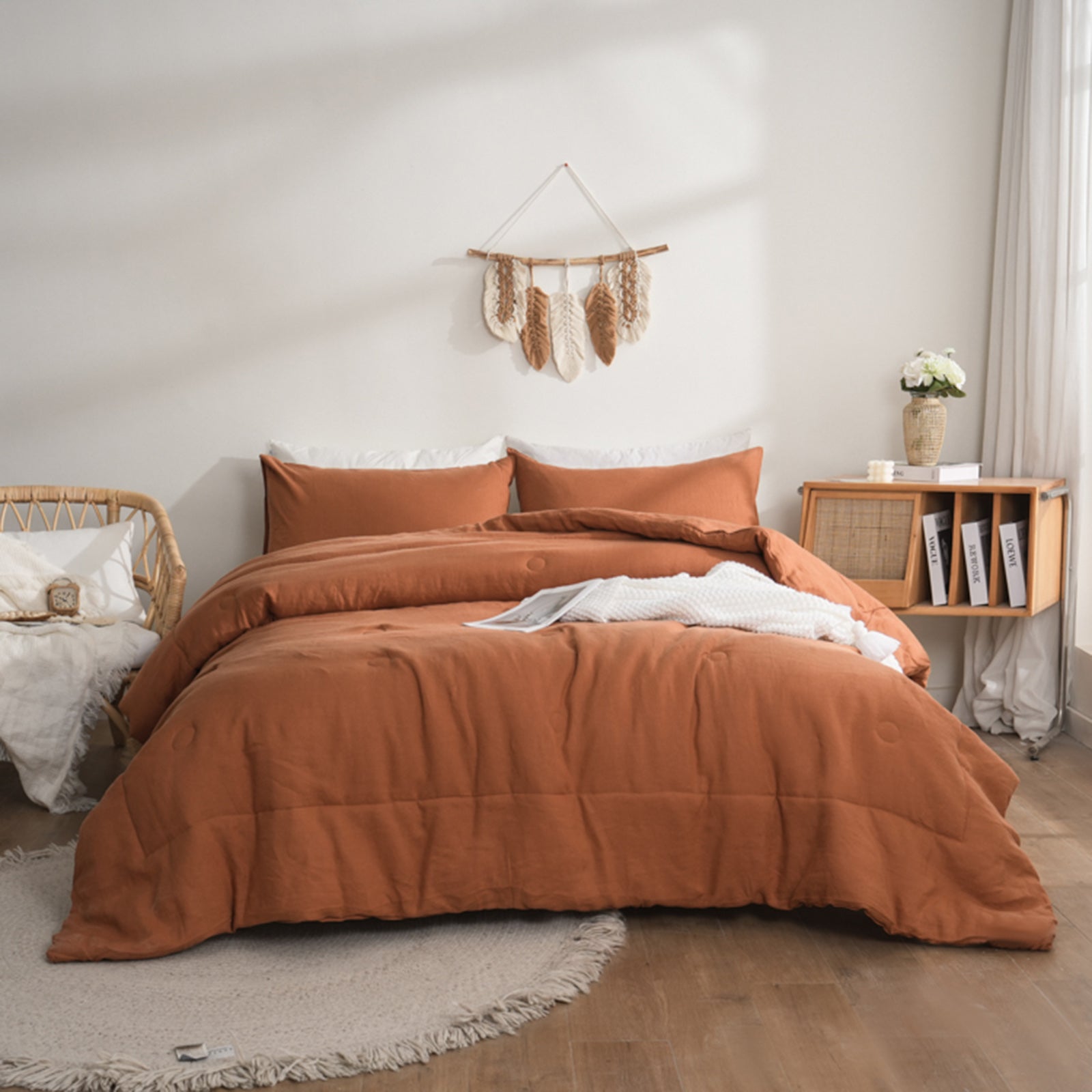 Linen Comforter Set