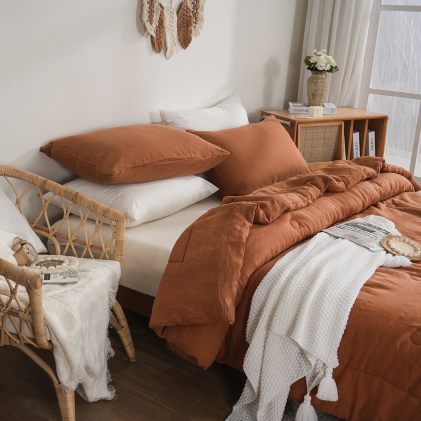 Linen Comforter Set