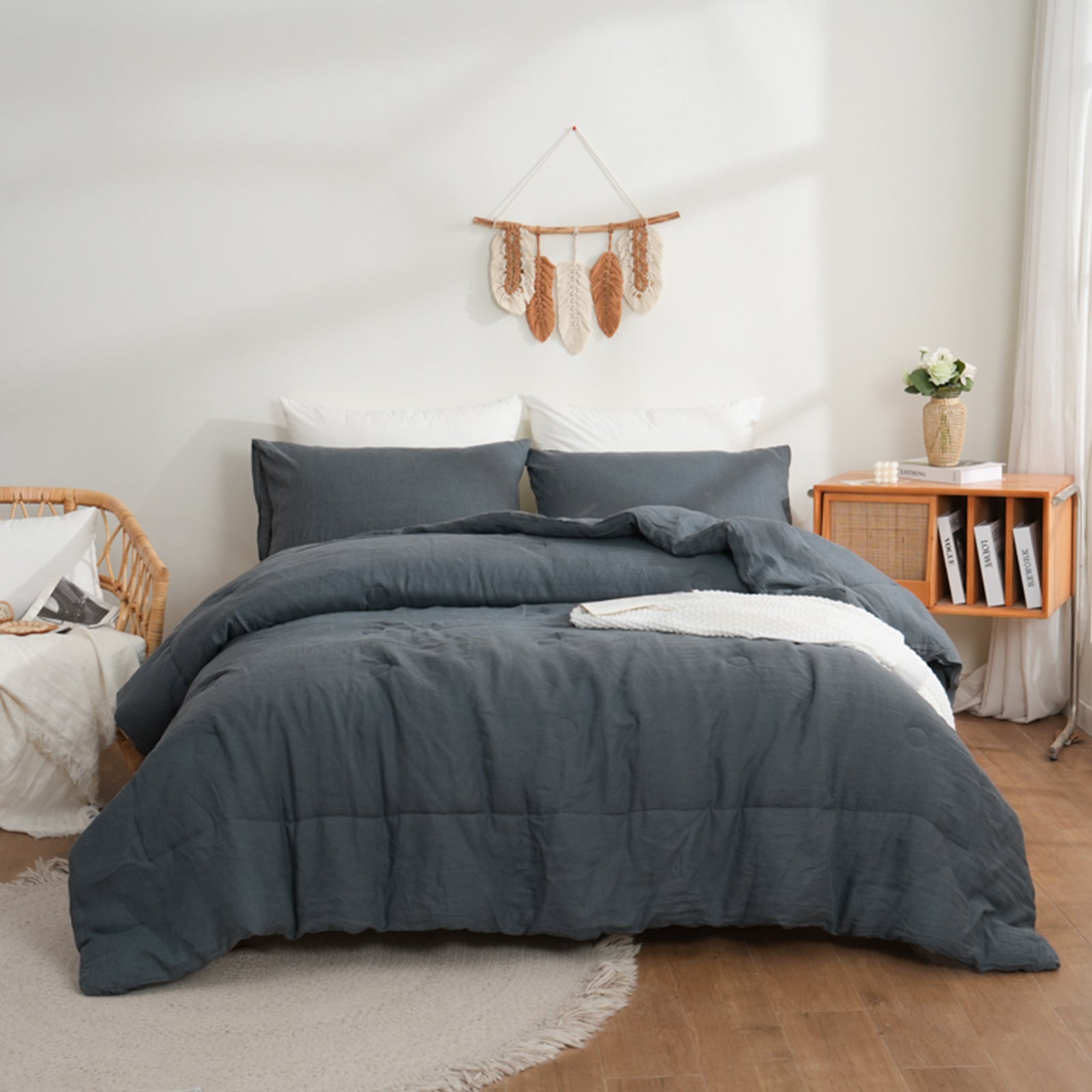 Linen Comforter Set