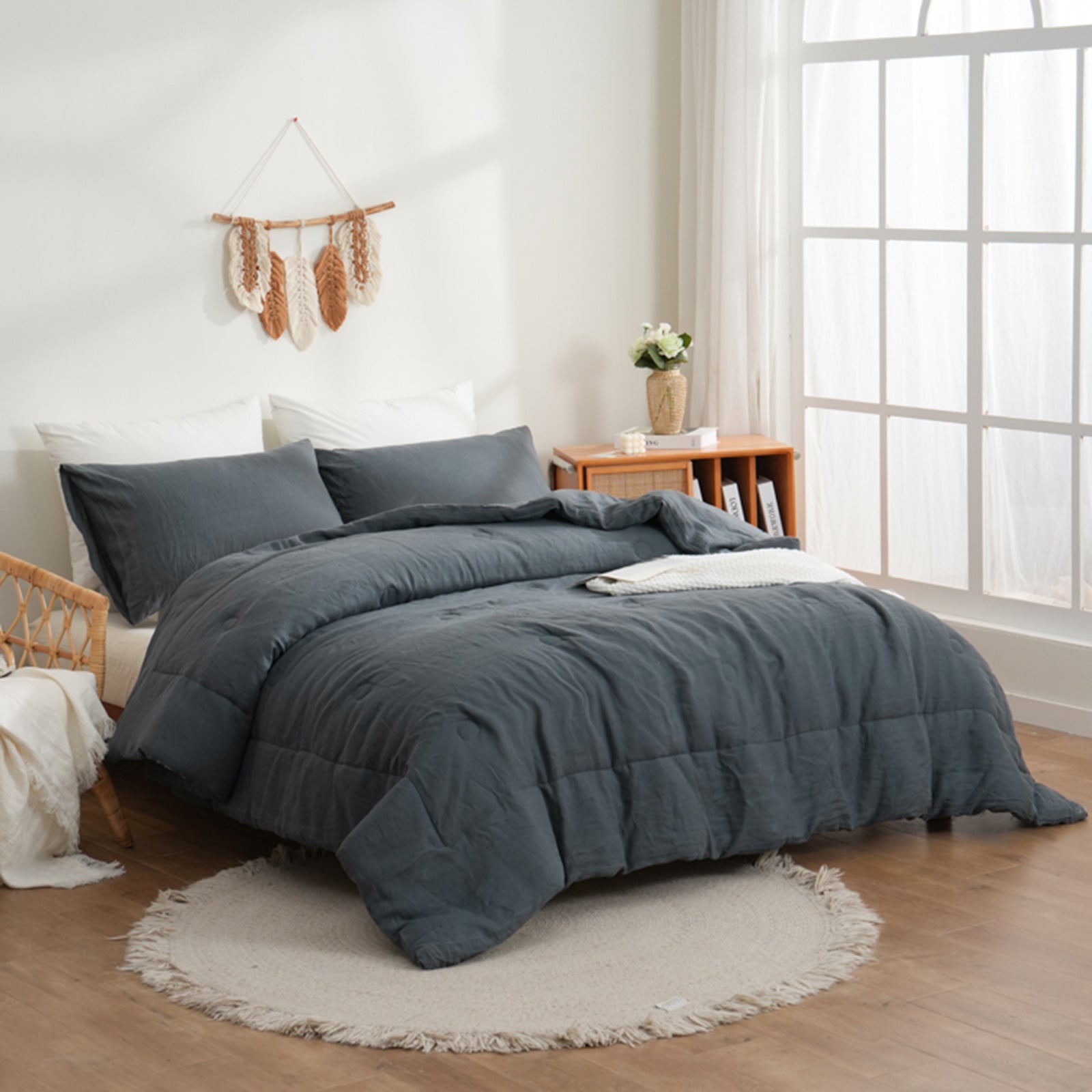 Linen Comforter Set