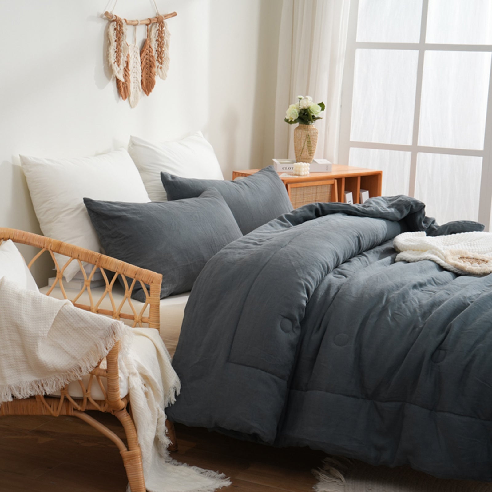 Linen Comforter Set