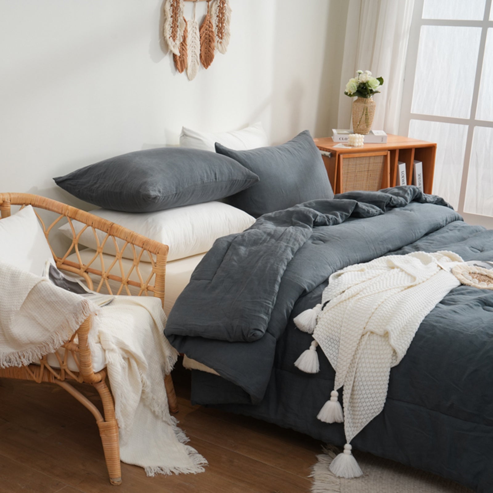 Linen Comforter Set