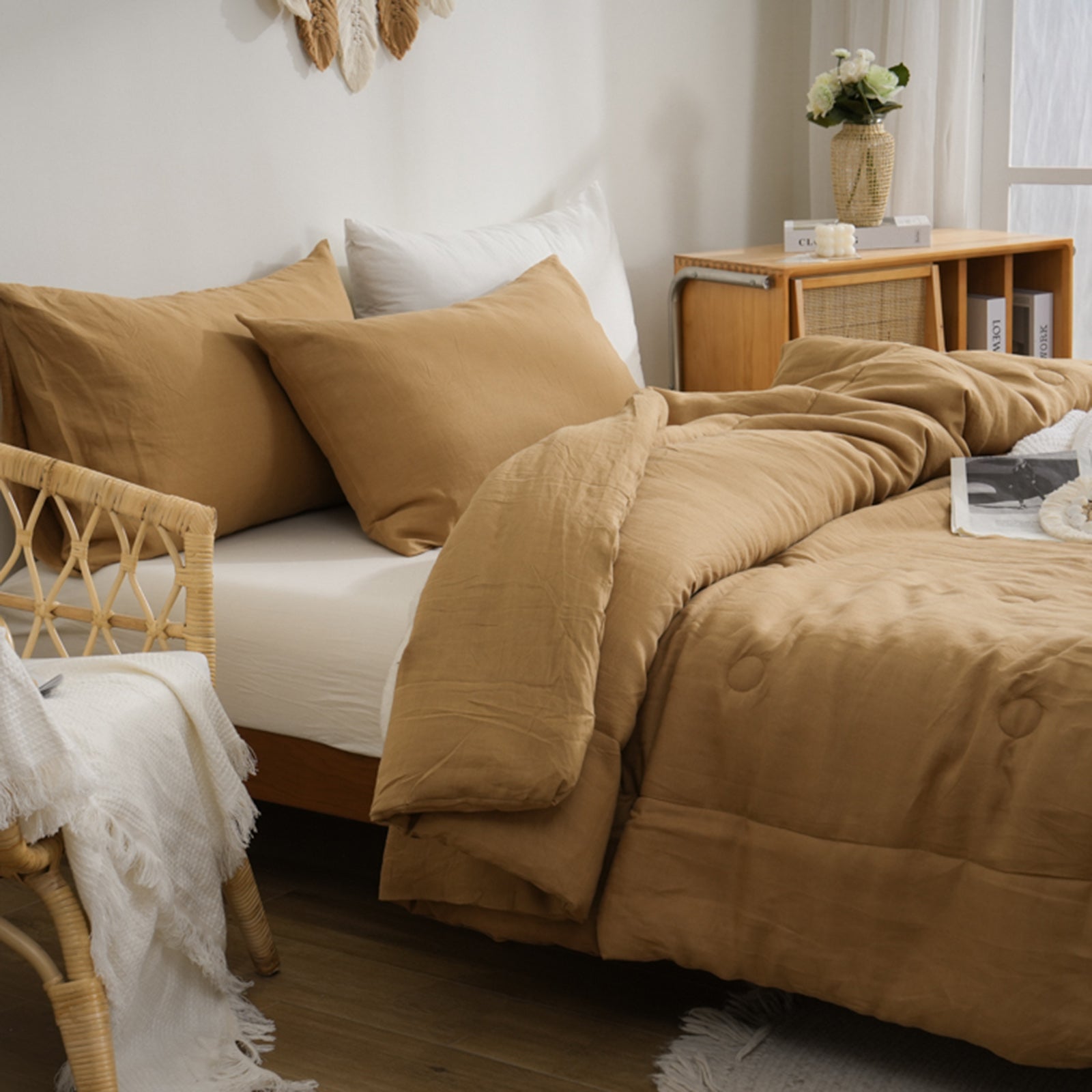 Linen Comforter Set