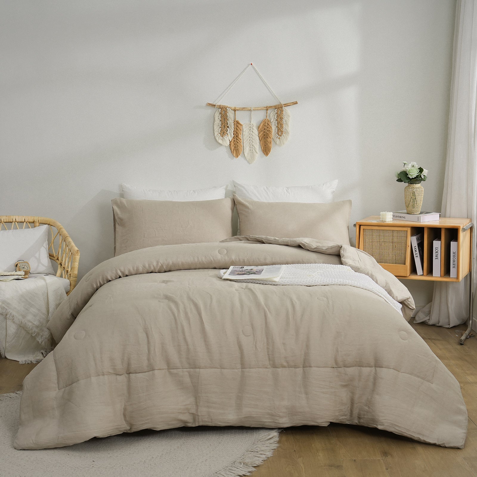 Linen Comforter Set