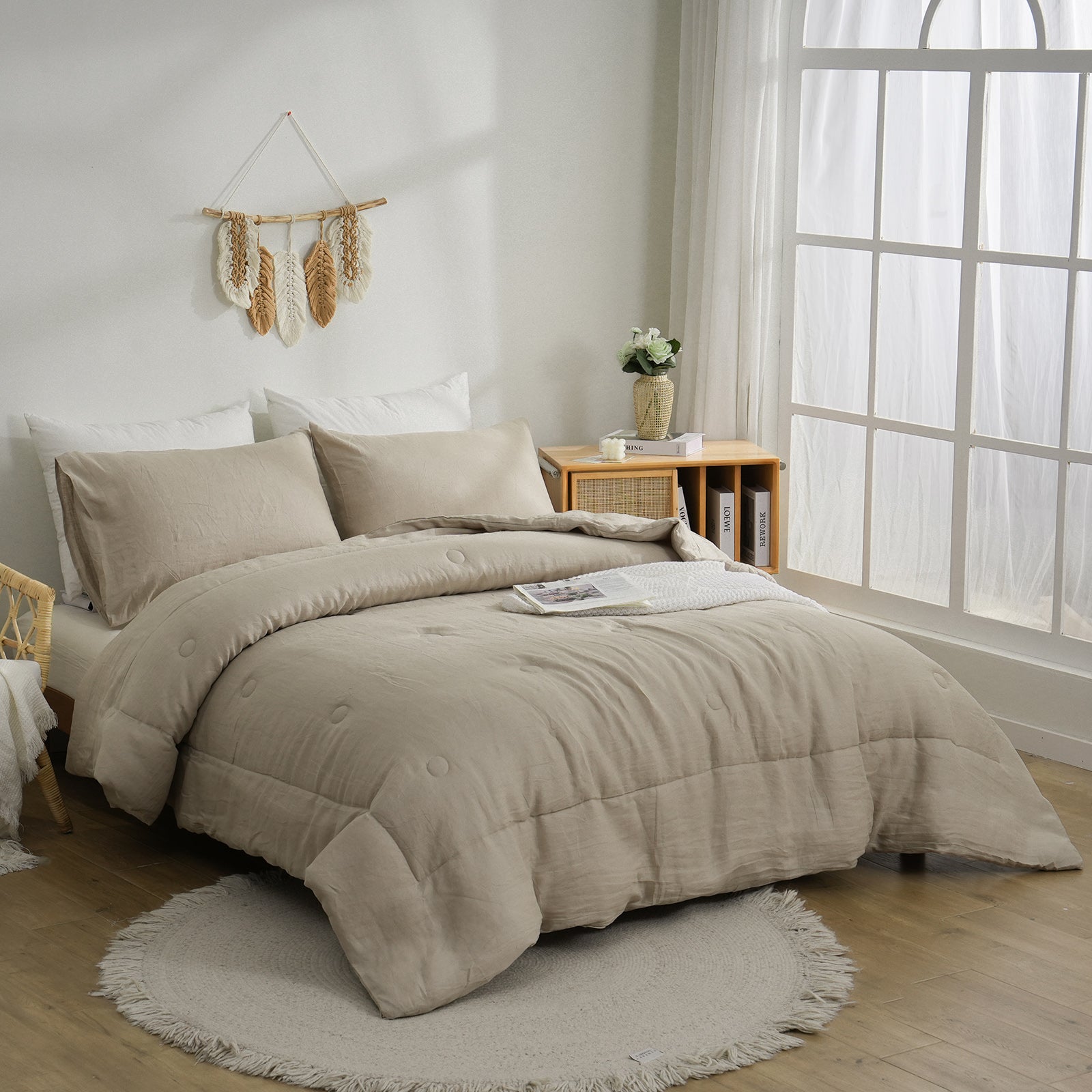 Linen Comforter Set