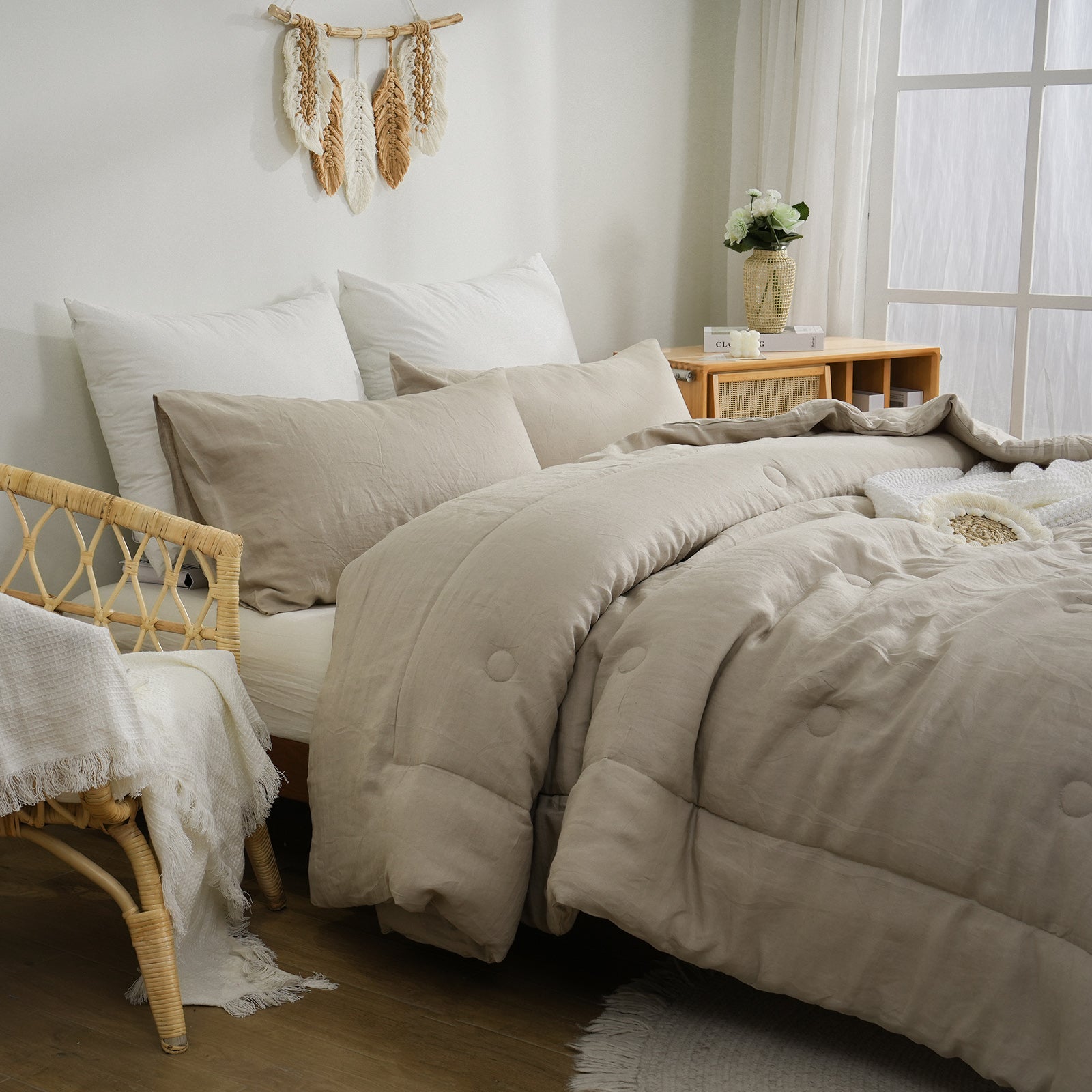 Linen Comforter Set