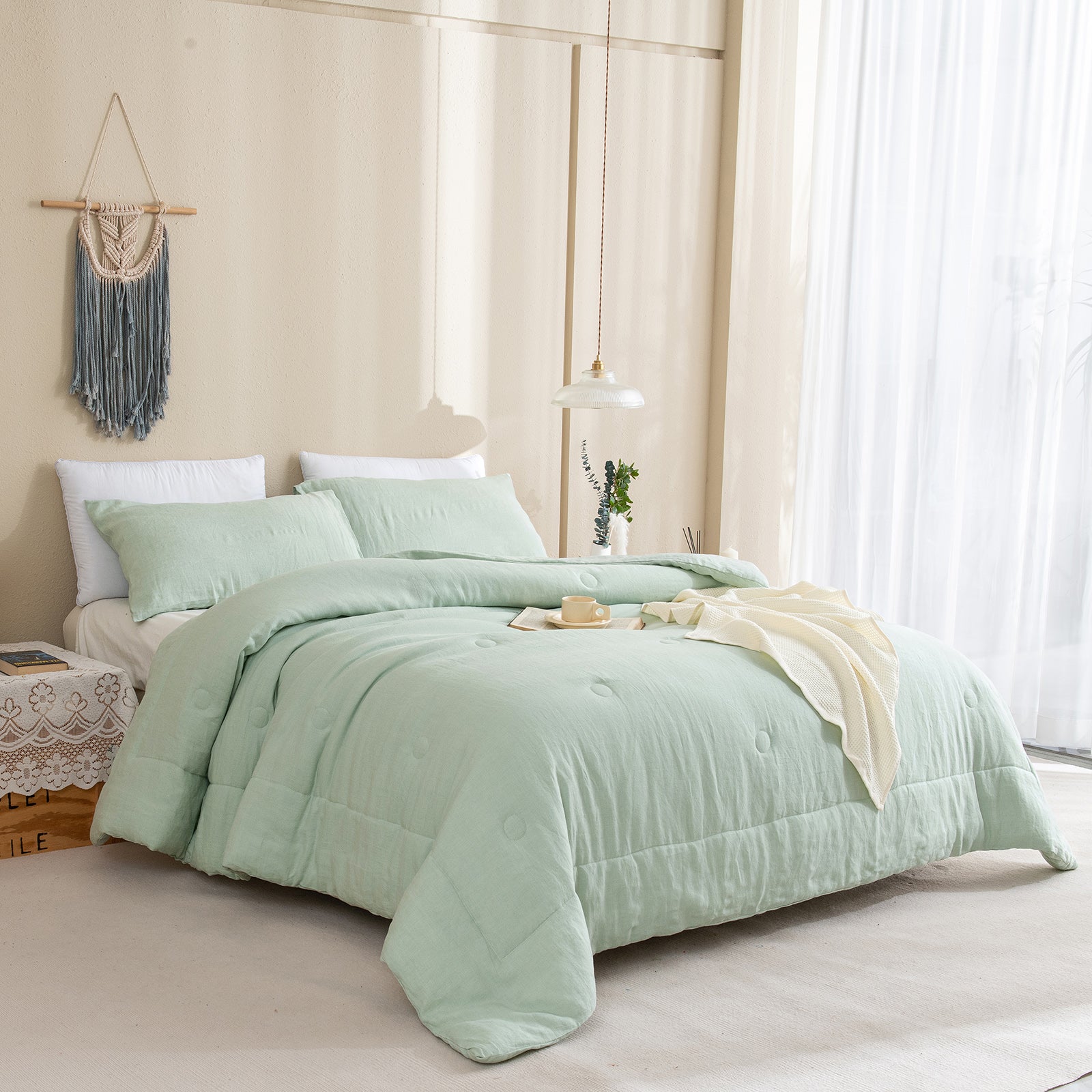 Linen Comforter Set