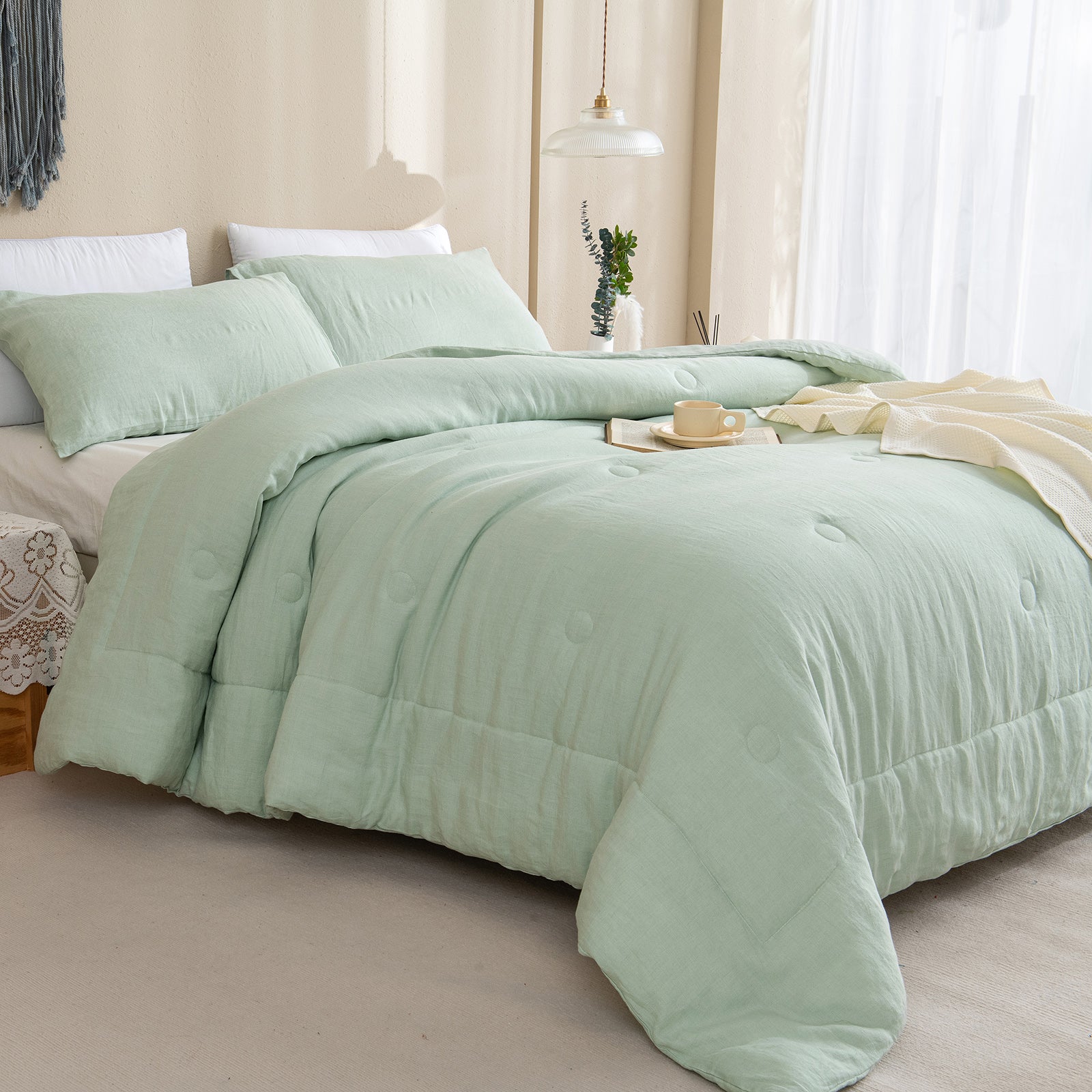 Linen Comforter Set