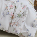 Elegant Pastel Floral Duvet Cover Set Light Beige