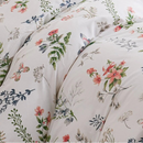 Fresh Butterfly Floral Duvet Cover Set White