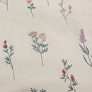 Garden Wildflower Sprig Duvet Cover Cream Meadow Print