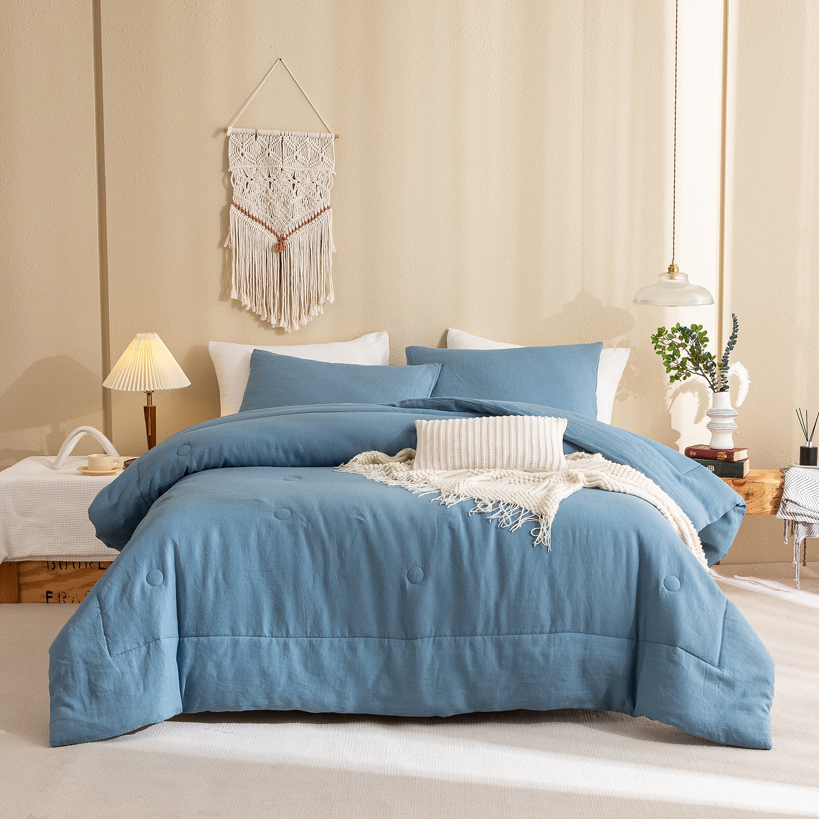 Linen Comforter Set