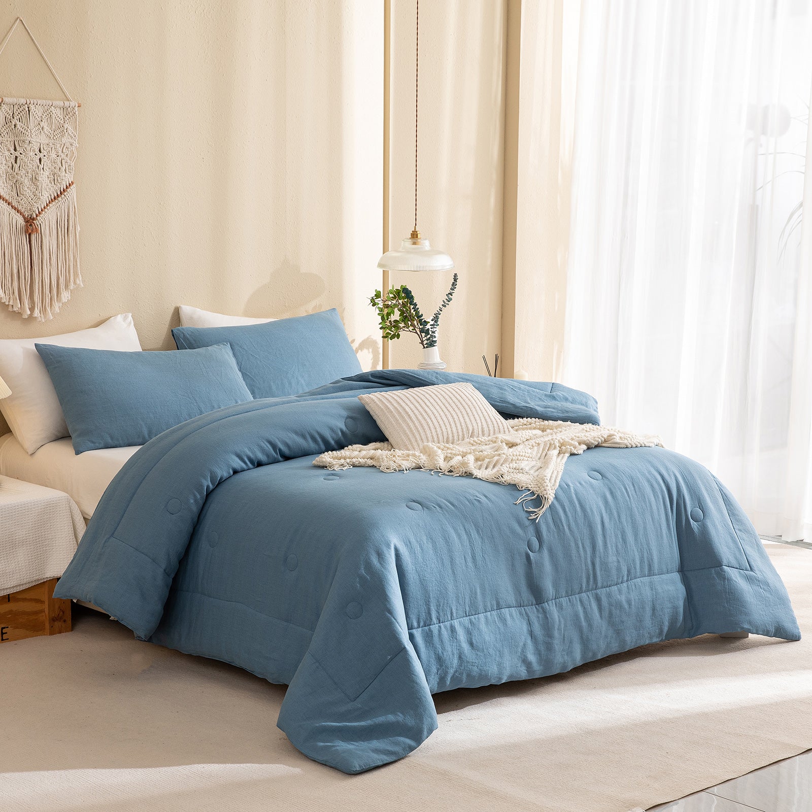 Linen Comforter Set