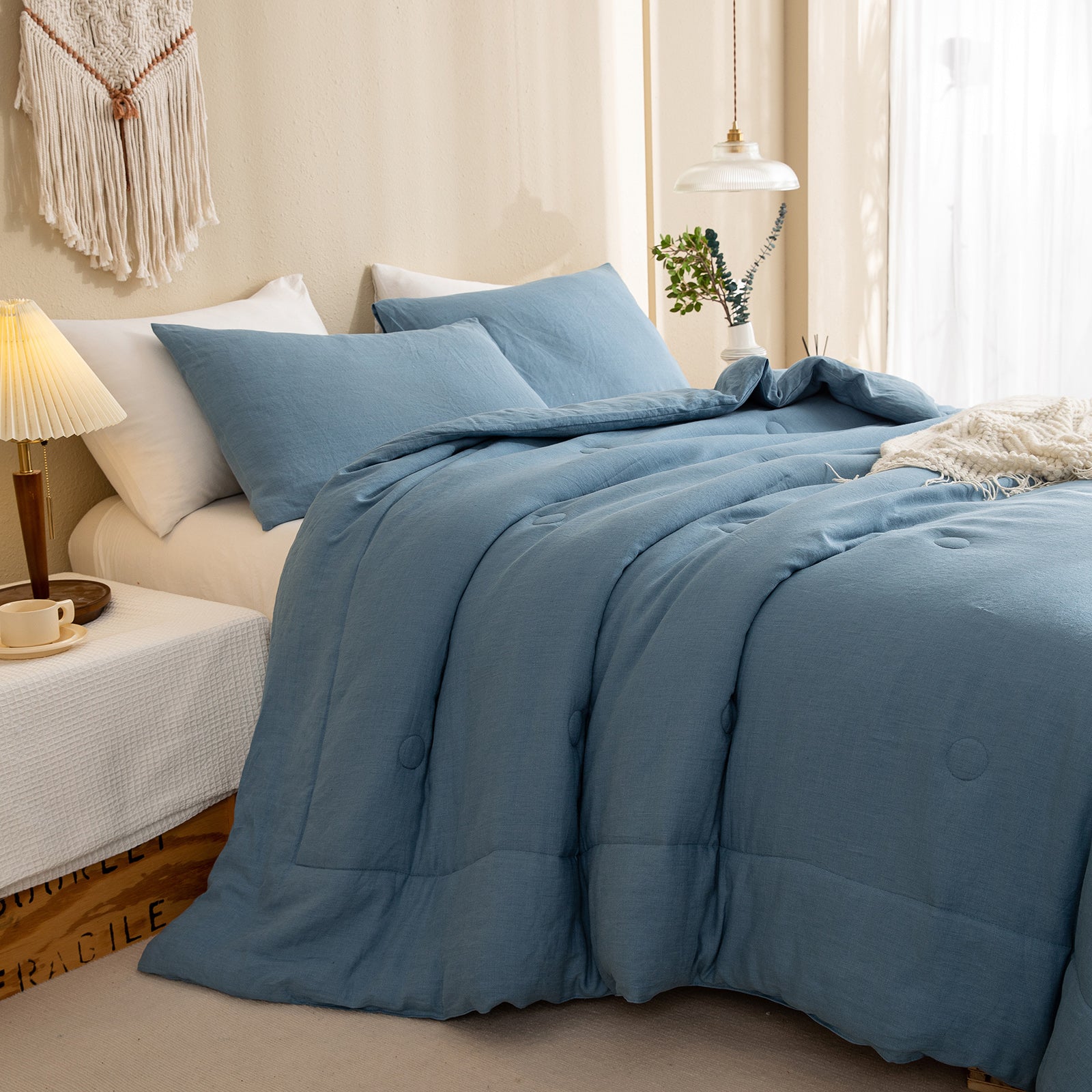 Linen Comforter Set