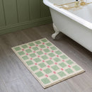 Meadow Plaid Rug Sage Vichy Bathroom Mat Sage Green Olive Vintage Clawfoot Tub Bathroom