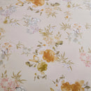 aesthetic cream meadow floral duvet cover set display
