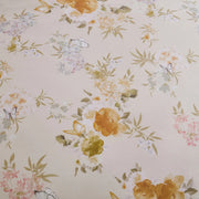 aesthetic cream meadow floral duvet cover set display