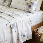 artisan gardenia watercolor bloom bedspread modern farmhouse