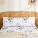 artisan gardenia wildflower meadow pillowcase set nature inspired design