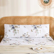 artisan gardenia wildflower meadow pillowcase set nature inspired design