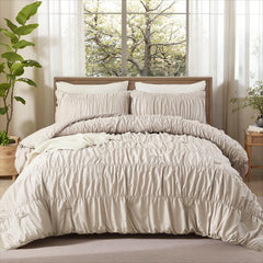 beige rope embroidered bedding sets