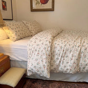 berry bramble duvet cover set vintage eclectic bedroom scene