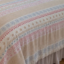 boho folk art jacquard cotton blanket texture