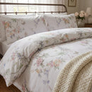 cottagecore aesthetic botanical butterfly floral quilt cover in soft breathable cotton bedding