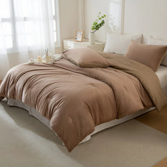 brown velvet bedding sets
