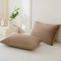 brown velvet bedding set queen size