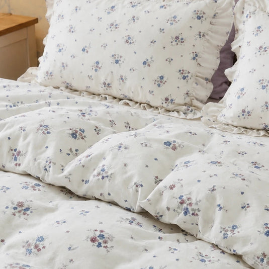 cornish wildflower floral print fabric texture