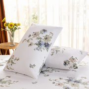 cottagecore artisan gardenia botanical pillowcase set aesthetic bedding