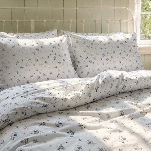 country breeze ditsy floral pillowcases shabby chic bedding set