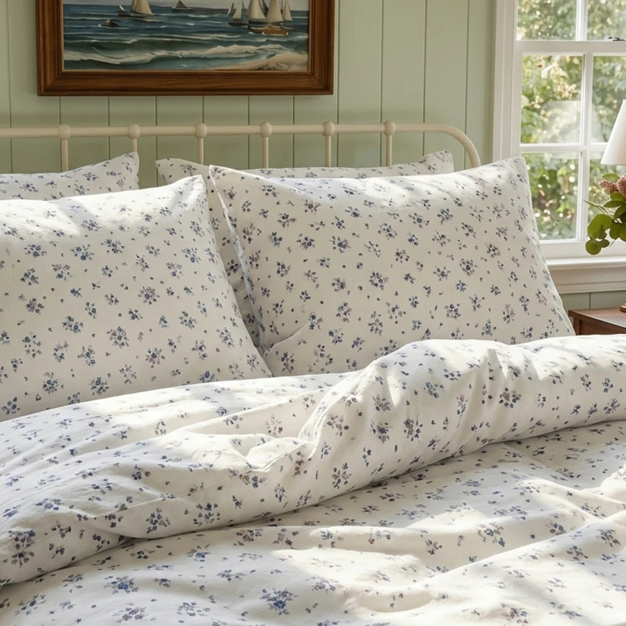 country breeze ditsy floral pillowcases shabby chic bedding