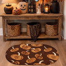 cozy pumpkin days rug autumn pumpkins entryway console table decor