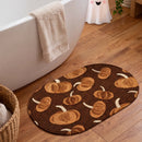 cozy pumpkin days rug autumn pumpkins fall bathroom bathtub mat