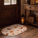 cozy pumpkin days rug squirrel and pumpkin entryway doormat