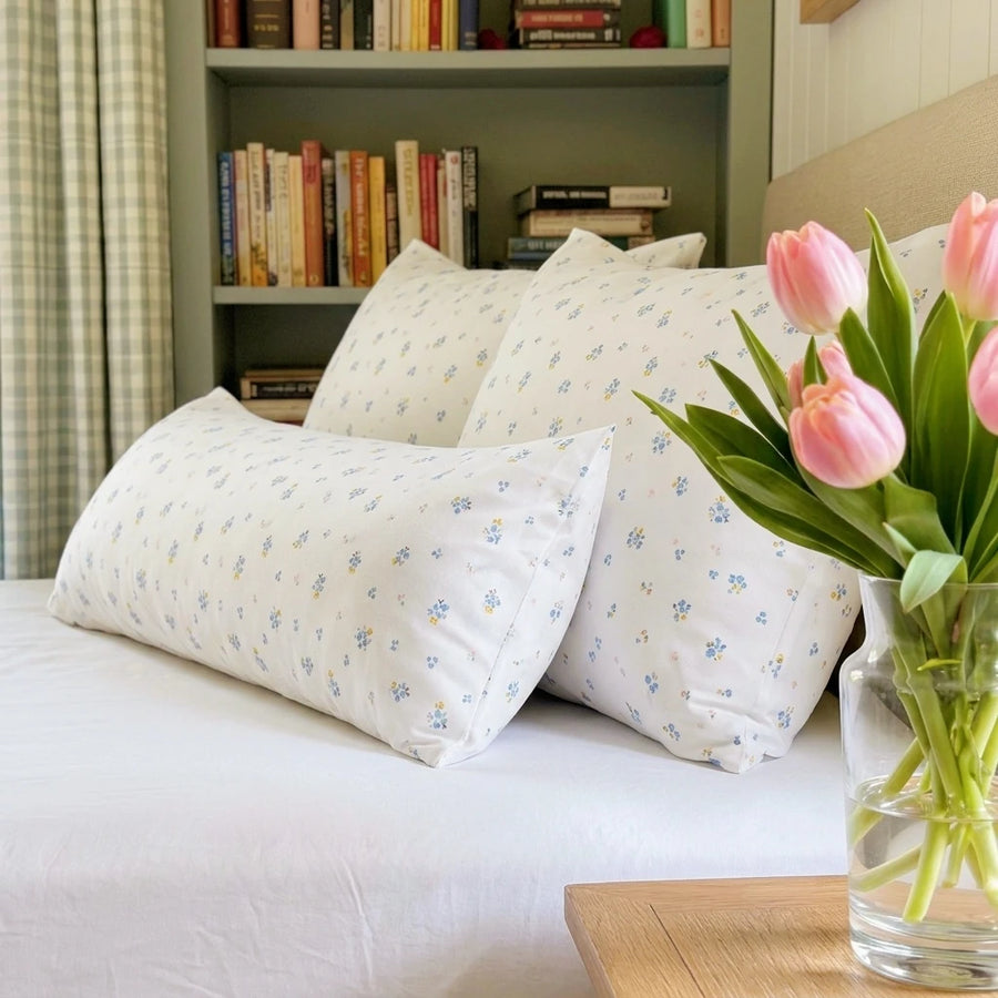dainty floral print pillowcases soft breathable cotton