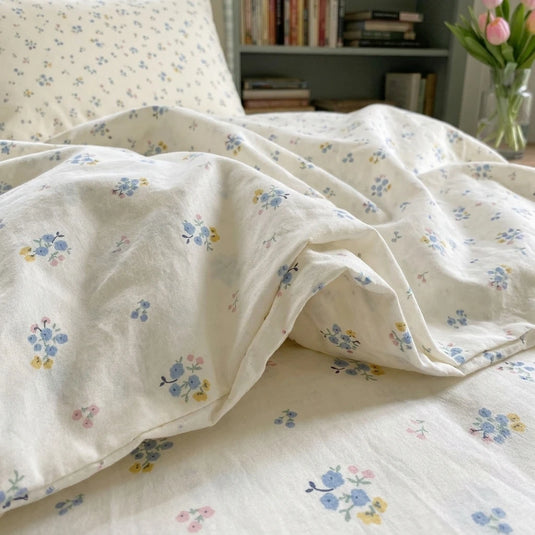 dainty wildflower bedding set lightweight all season duvet