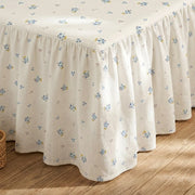 dainty wildflower meadow bed skirt continuous corner
