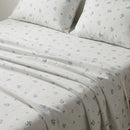 dainty wildflower meadow flat sheet drape texture