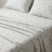 dainty wildflower meadow flat sheet drape texture