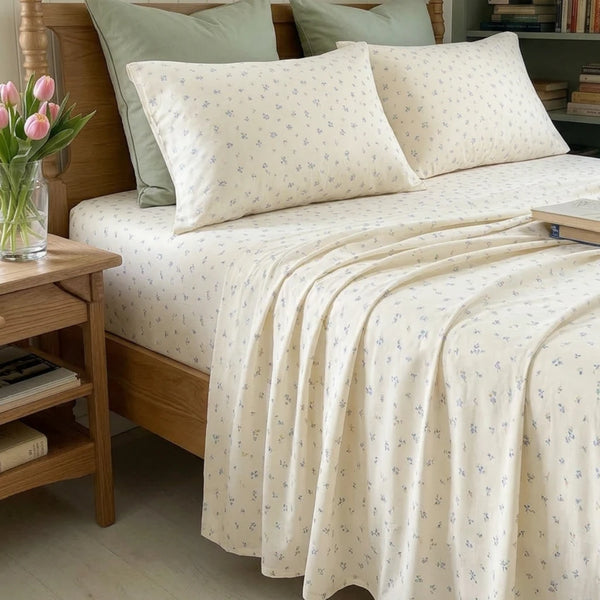 dainty wildflower meadow sheet set lilac floral bedding main