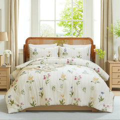 Light Green English Cottage Comforter Set