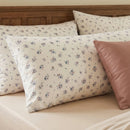 elegant sage green ditsy floral bedspread set romantic country