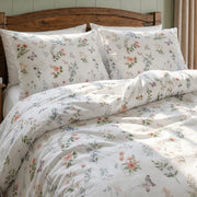 enchanted garden blossom duvet cover set butterfly floral white bedding