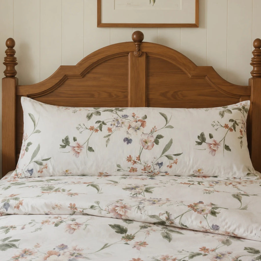 enchanted garden body pillowcase vintage floral accent