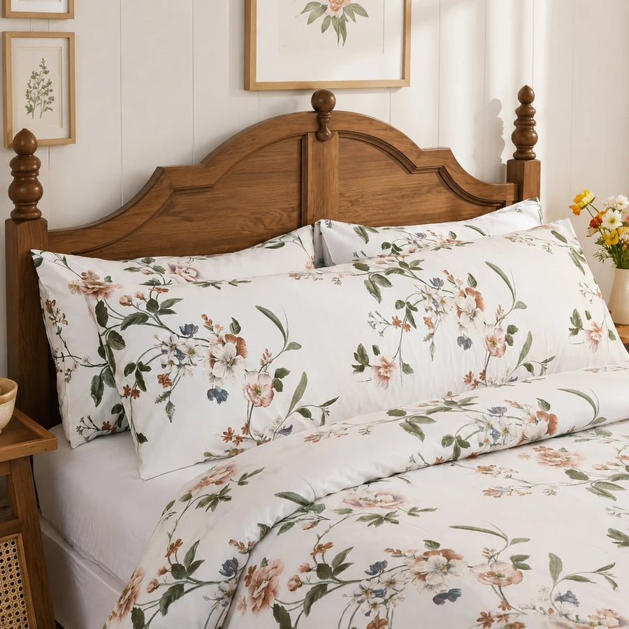 enchanted garden floral pillowcase set classic bedroom